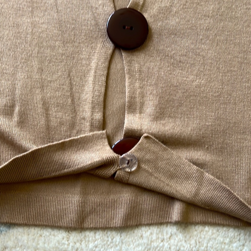 Tan Women's Cardigan - Picture 2 of 11